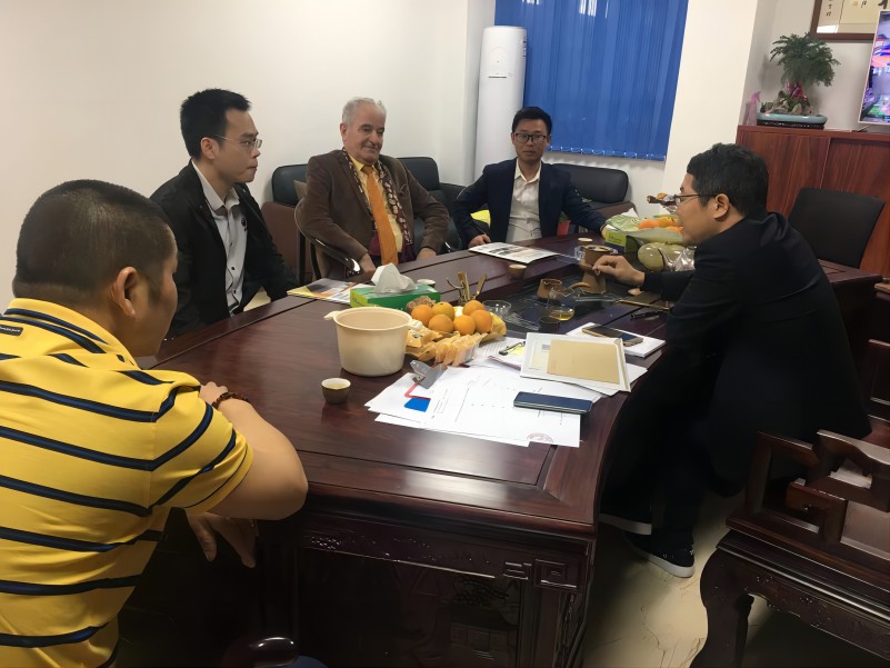 with Dubai client
