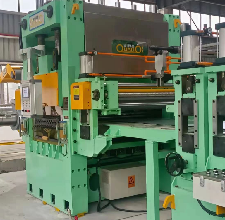 No Roller Mark Non-stop Rotary Shear Cut To Length Line